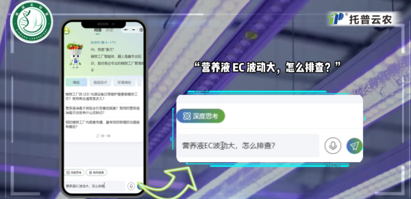 托普云农联合湘湖实验室发布植物工厂首个专属智能体"垂元"