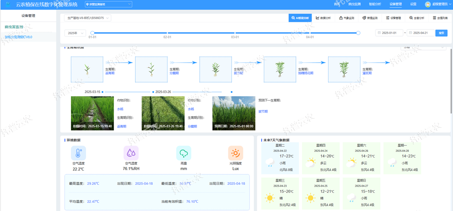 智能(AI)虫情测报灯